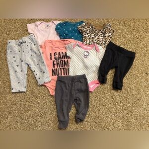 Playful Baby Bundle – 8-Piece Mix (0-3 Months)